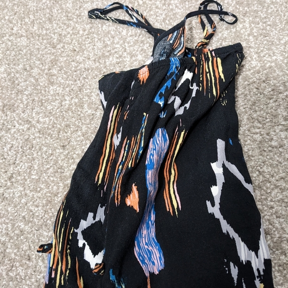 Dex high-low Navajo pattern black colourful midi sundress - Picture 11 of 11